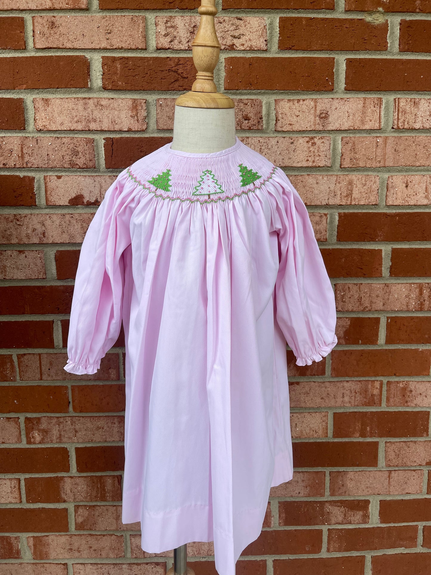 Pink Christmas Tree Dress