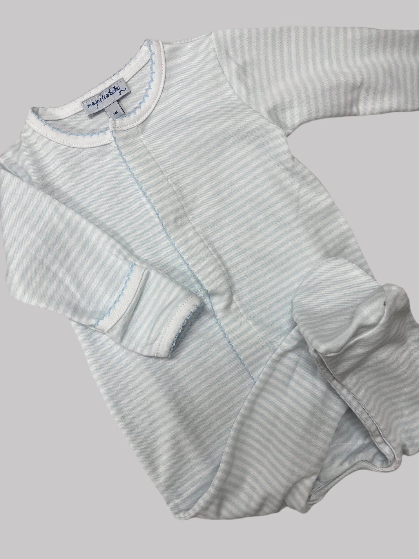 Essential Blues Striped Footie