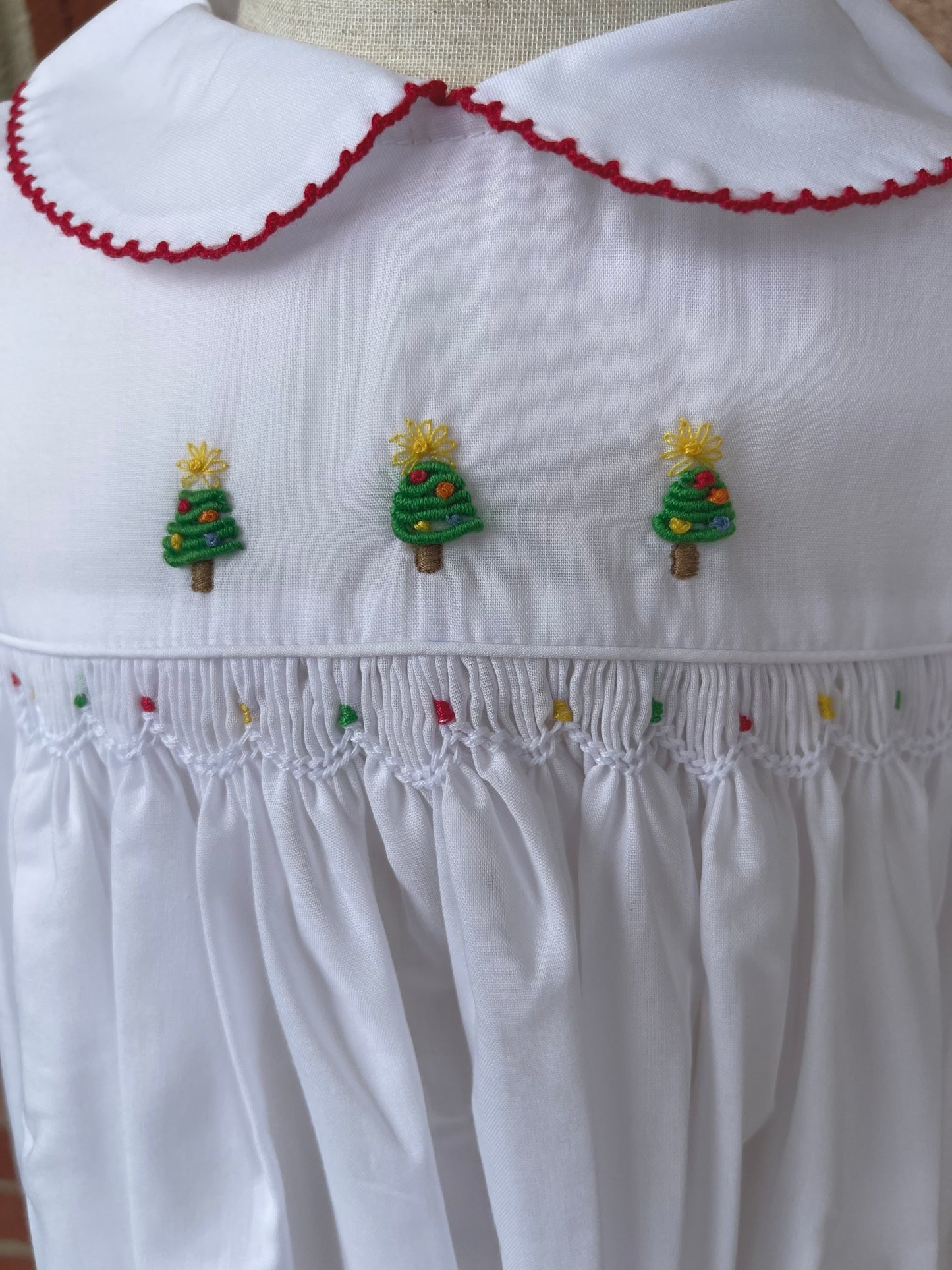 Christmas Embroidered Dress
