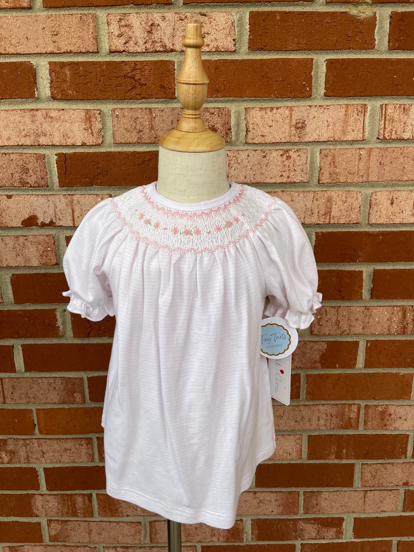 Embroidered Flower Knit Dress