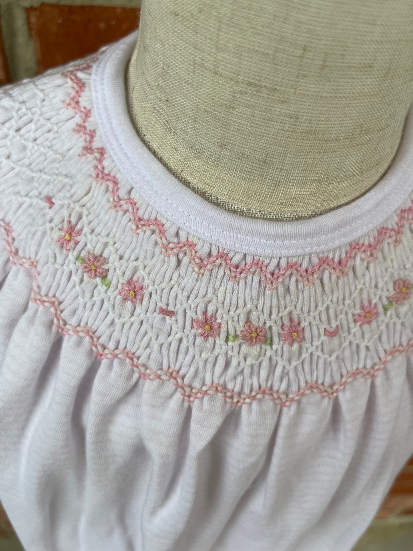 Embroidered Flower Knit Dress