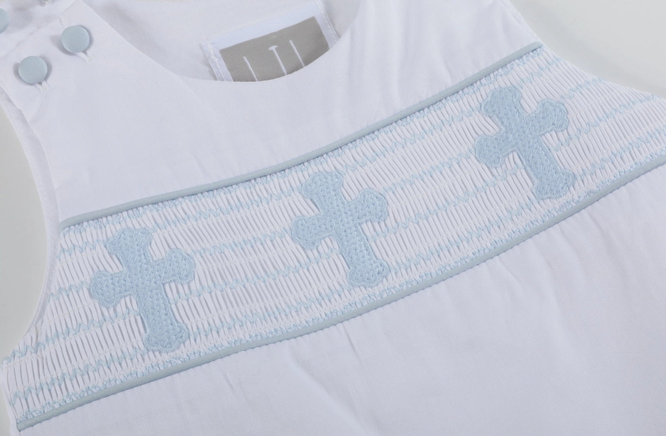 Cross Smocked Shortall