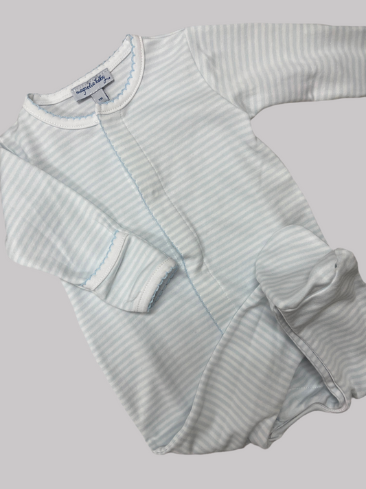 Essential Blues Striped Footie