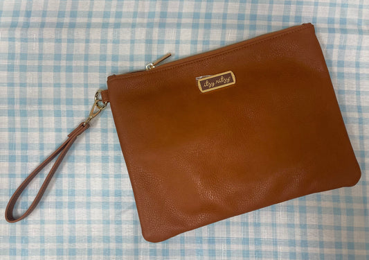 Itzy Ritzy Changing Wristlet- Cognac