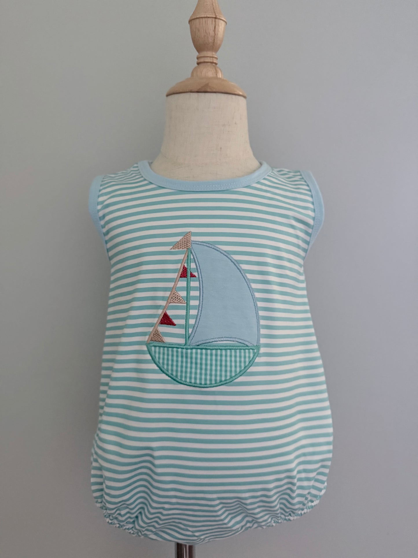 Striped Sailboat Bubble