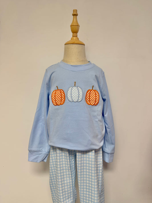 Gingham Pumpkin Pant Set